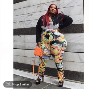 NWT Fashion Nova Stacked Pants